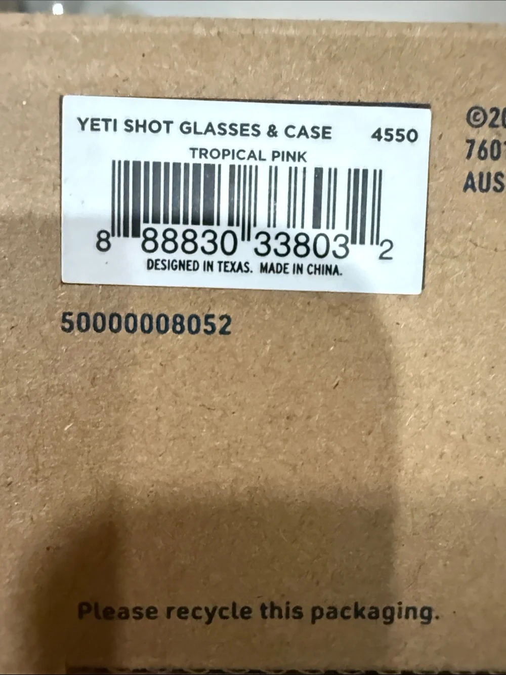 Yeti Pink Stainless Steel Shot Glasses Set